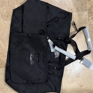 Coach Black Baby Bag